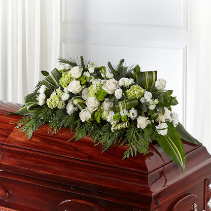 Hopeful Gesture Casket Spray –  Fellows Fernlea Flowers, St Thomas ON