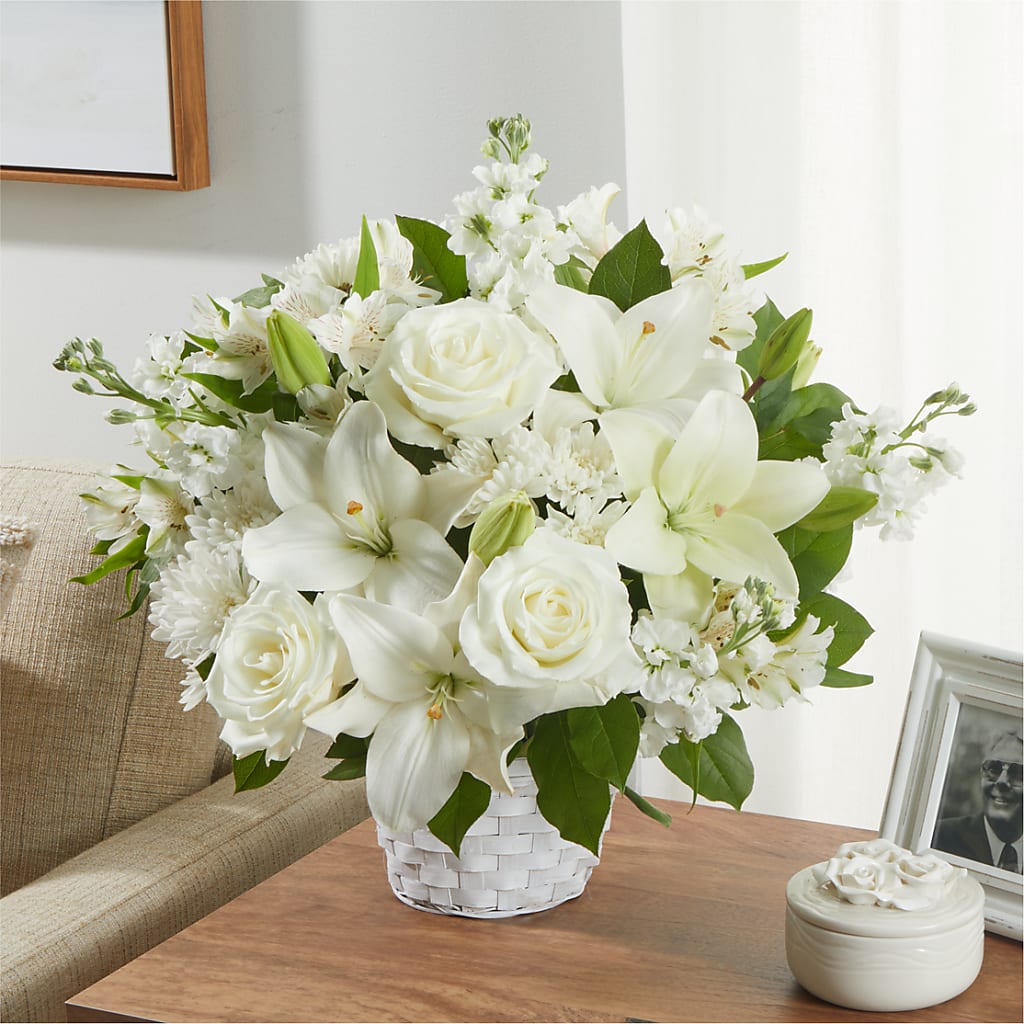Peaceful Reflections Arrangement –  Fellows Fernlea Flowers, St Thomas ON